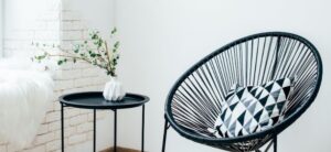 light and bright monochrome area of a home