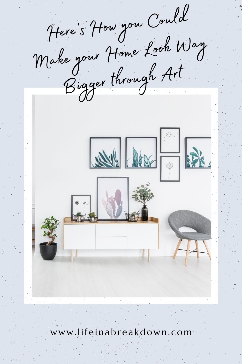 Are you looking for ways to make your home look bigger? Well here are some interesting ways to do that using art.