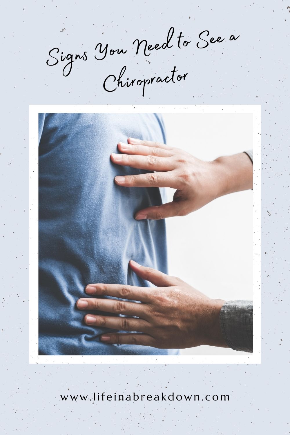 Are you wondering if you should see a Chiropractor then here are some of the signs you should make an appointment ASAP.