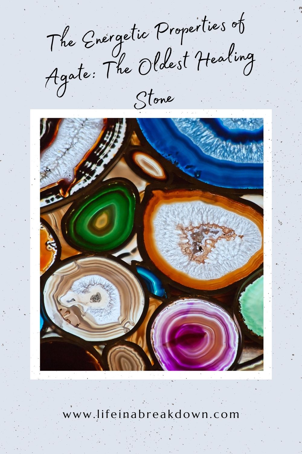 Do you love crystals and minerals - then learn more about the energetic properties of Agate within this post.