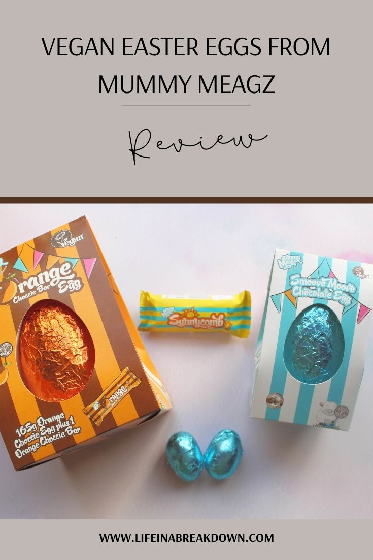 Are you looking for vegan chocolate goodies for Easter or the year to come? Then check out the delicious Mummy Meagz. #chocolate #vegan #veganchocolate #lifeinabreakdown