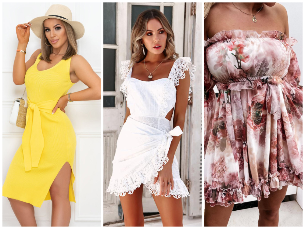 Image of J5 Dresses yellow, white and floral