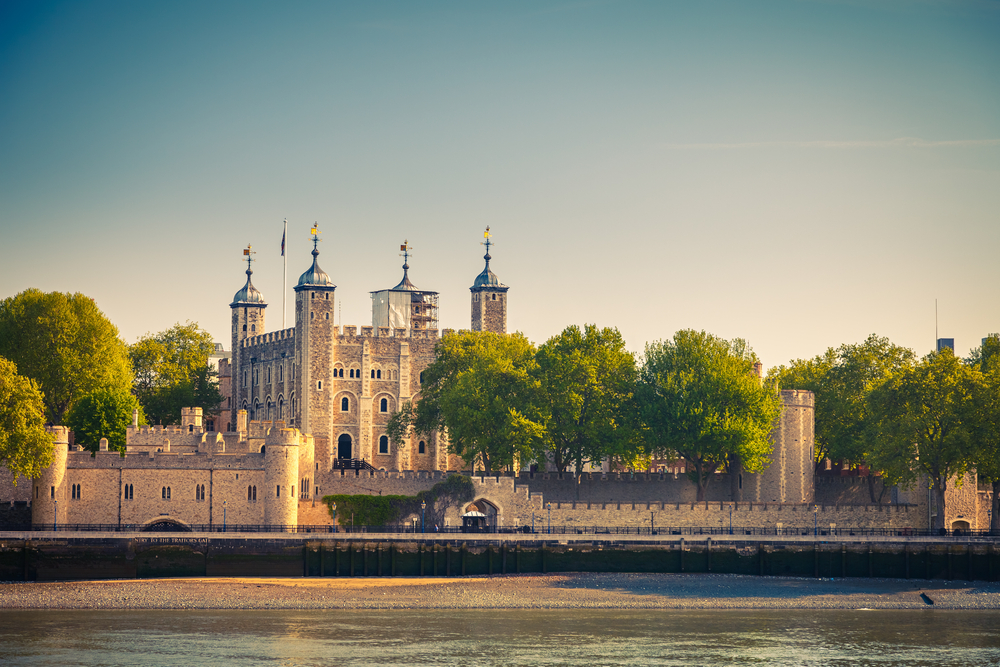 View of Tower of London from Thames