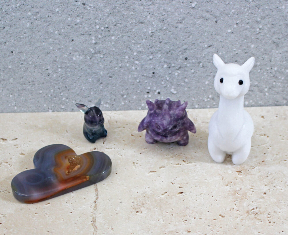 Gemstone cloud. alpaca, gengar and pikachu from @gemsmademyday
