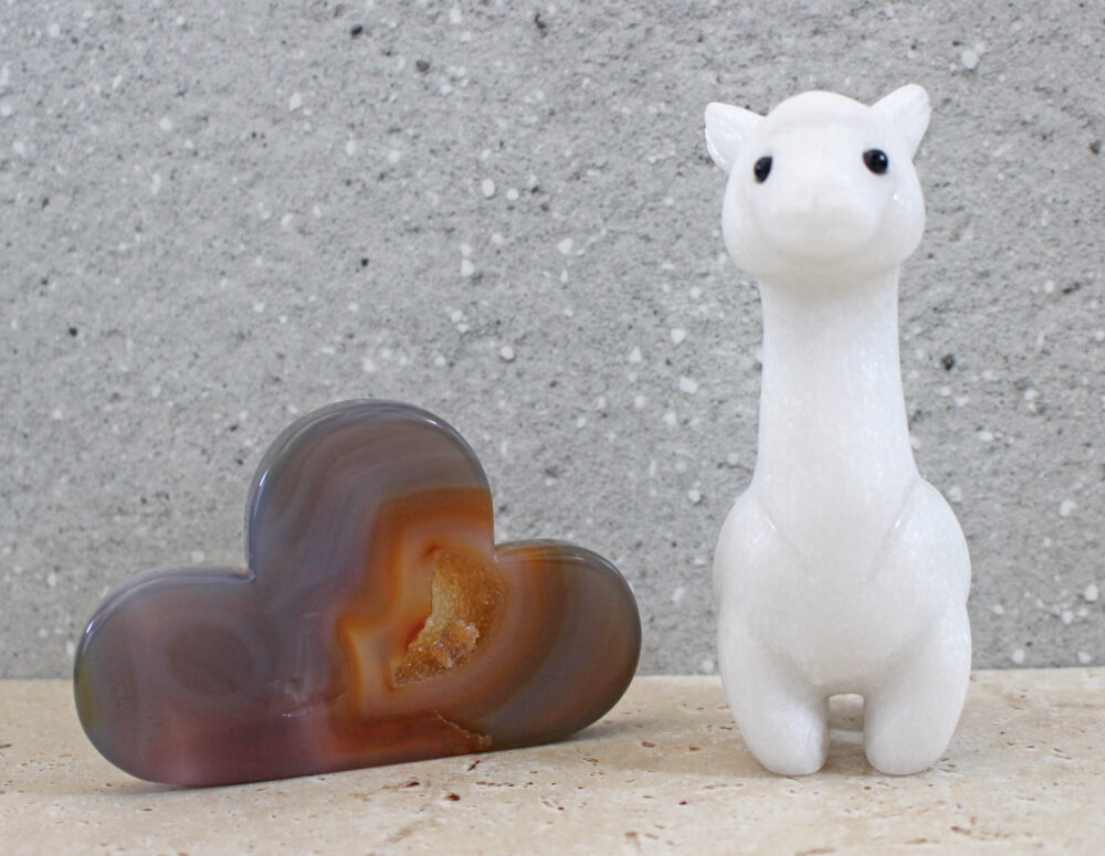 Gemstone cloud and alpaca from @gemsmademyday