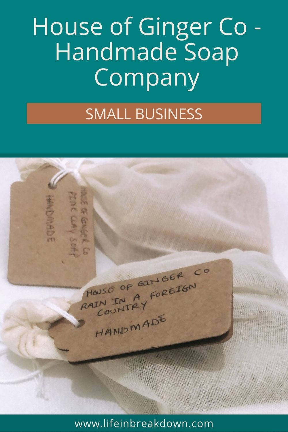 Are you looking for small businesses to support? Then how about House of Ginger Co a handmade soap company with skin-friendly products.