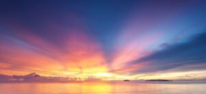 sunset backdrop