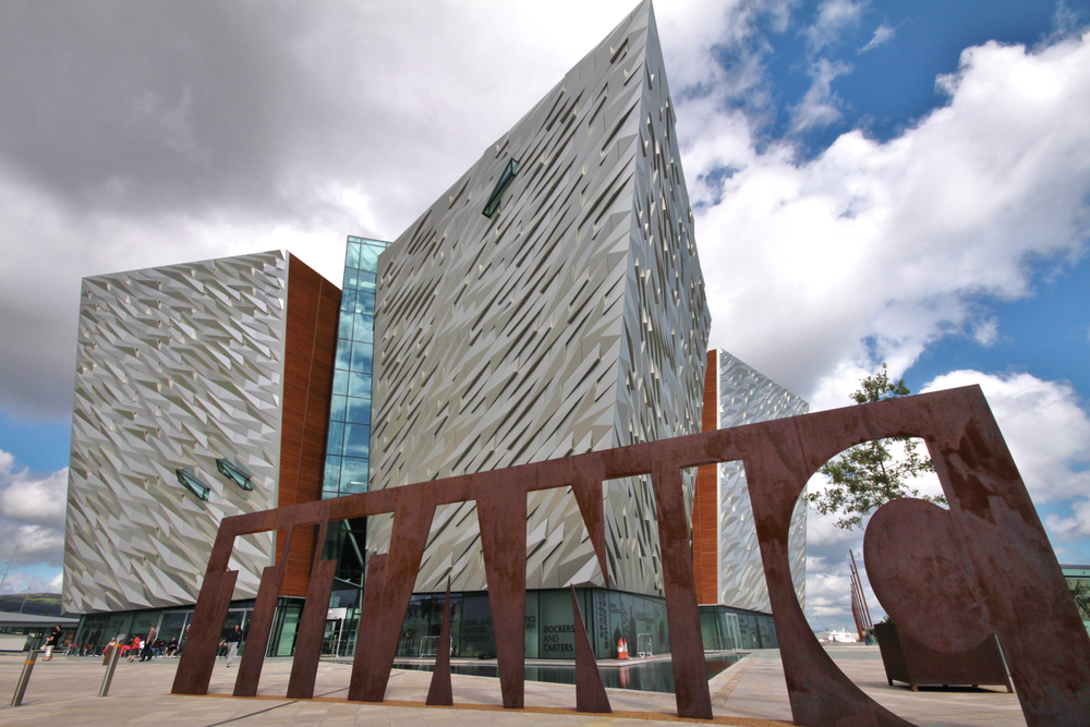 Titanic Museum entrance, Belfast, United Kingdom