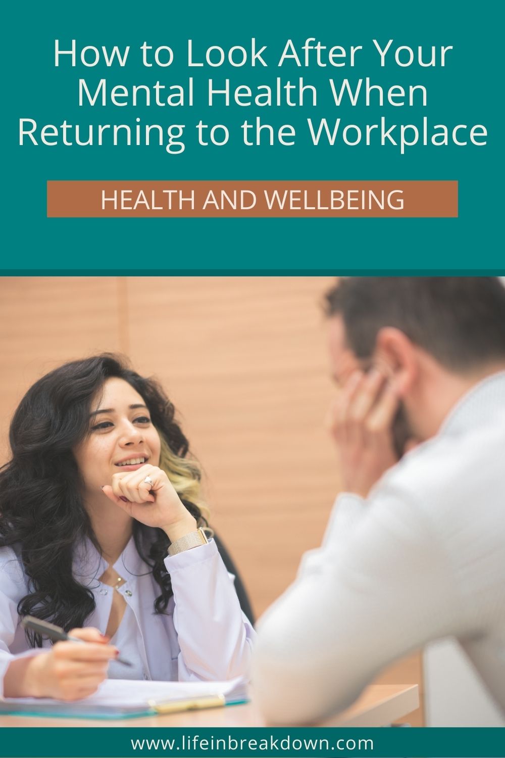 Are you heading back to work? Then you need to make sure you look out for your mental health - here are some ways to do that.
