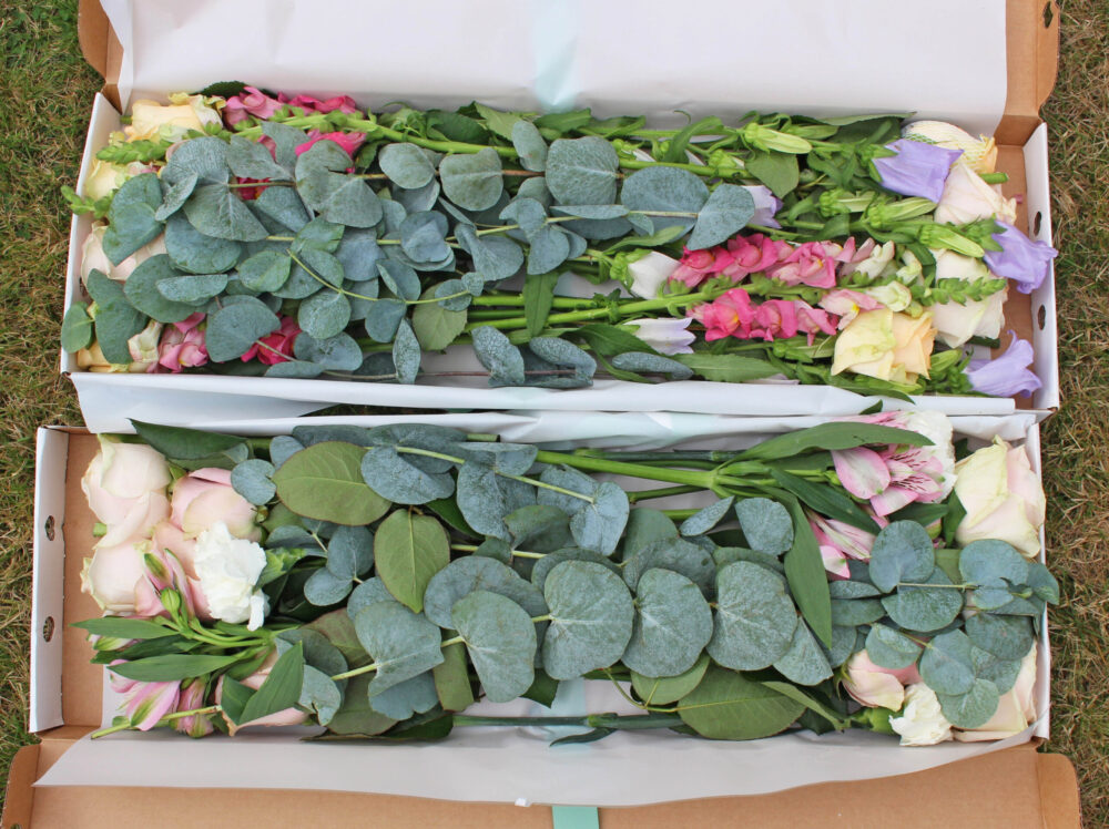 LOV Flowers Letterbox Packaging
