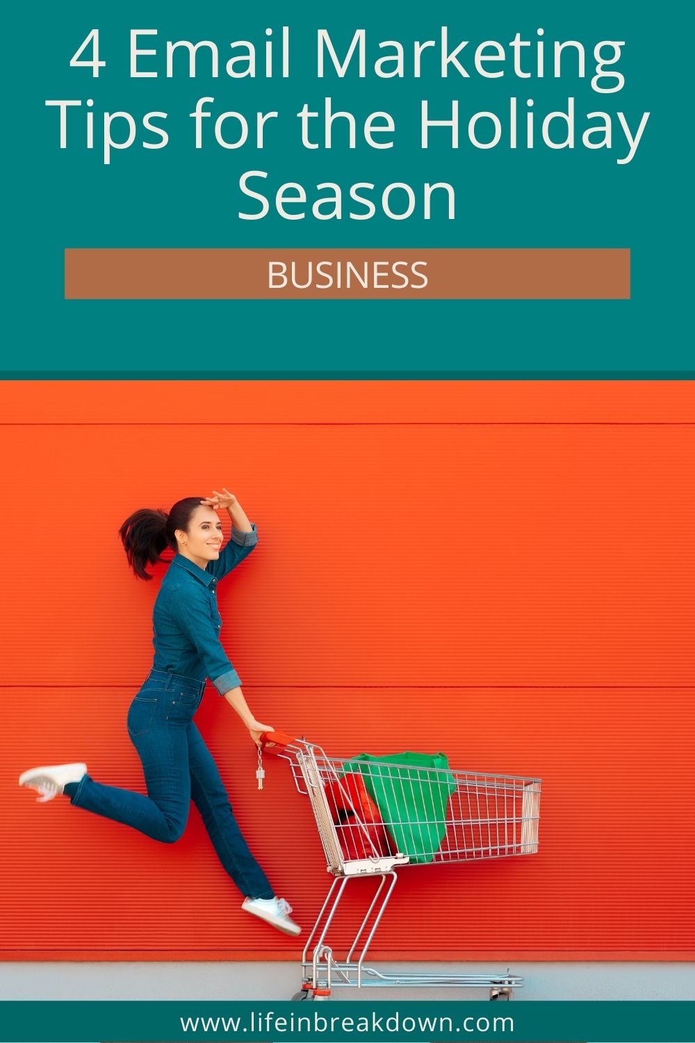 Email marketing tips for the holiday season pin