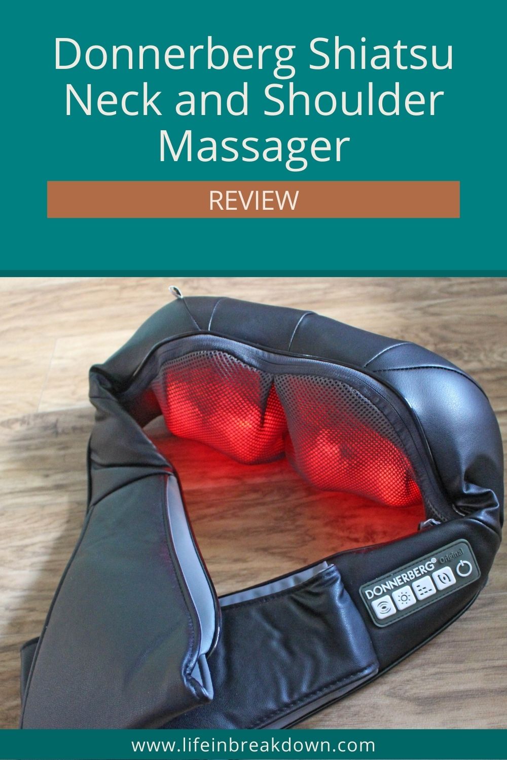 Are you looking for a Shiatsu Neck and Shoulder Massager? Then this one from Donnerberg could be worth checking out. Find my review here. #shiatsu #massager #lifeinabreakdown