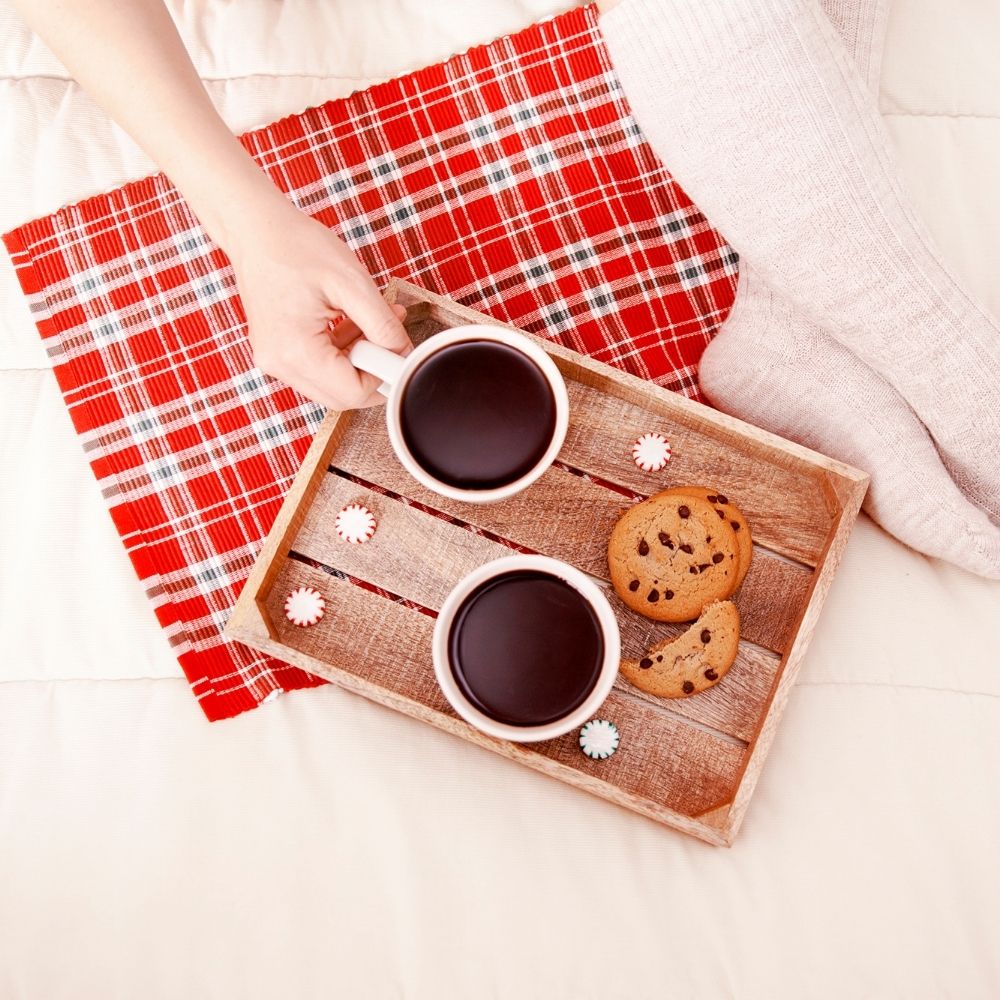 christmas breakfast in bed