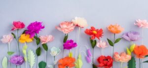 handmade paper flowers