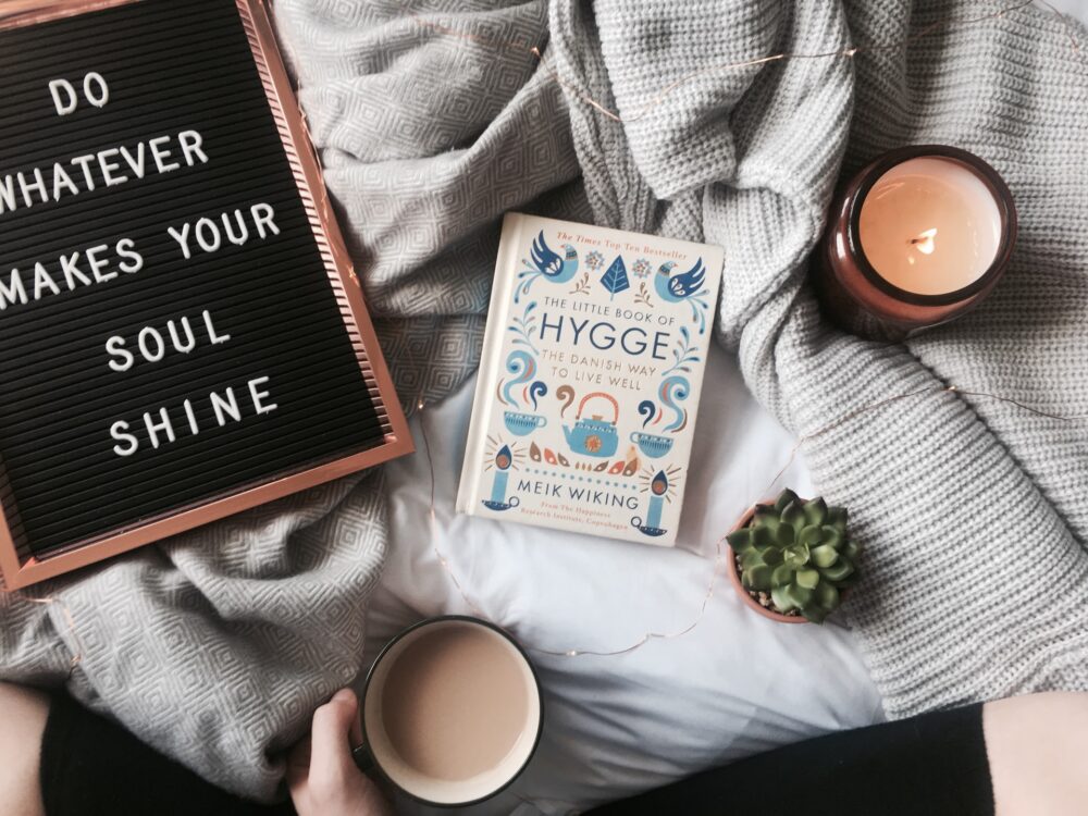 Hygge Book on Blanket