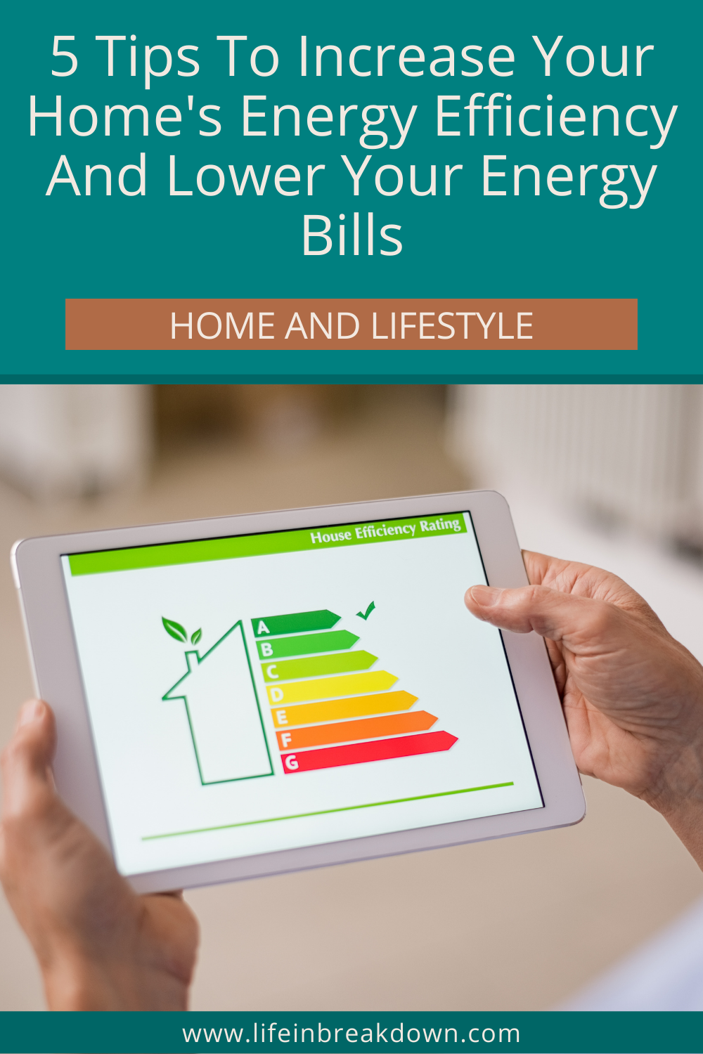 Increasing energy efficiency pin