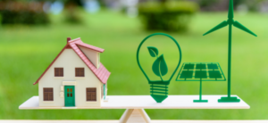 renewable or alternative energy for modern living concept
