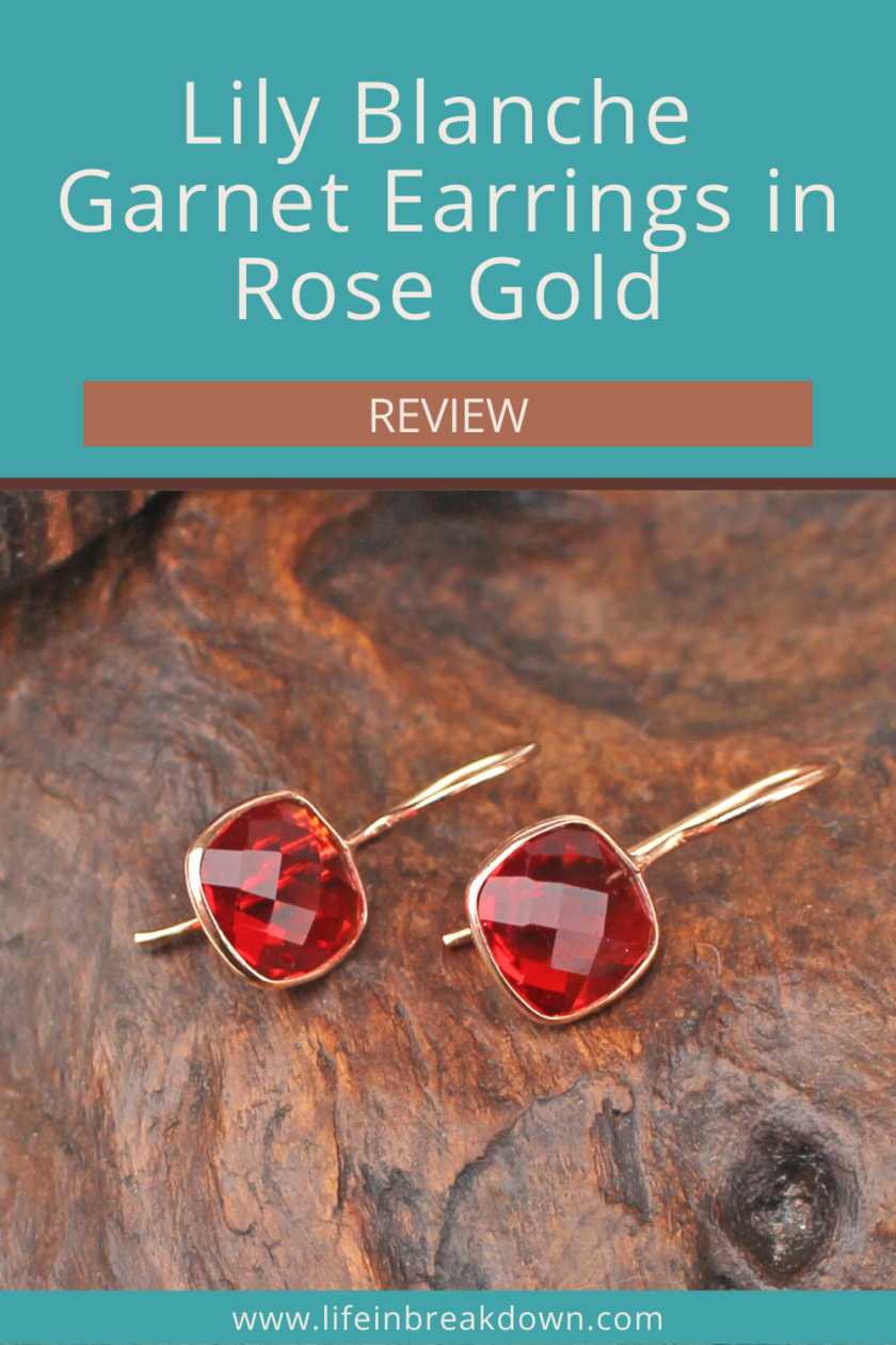 Lily Blanche Garnet Earrings- Review. Are you looking for a special pair of earrings? Then check out this beautiful pair from Lily Blanche.