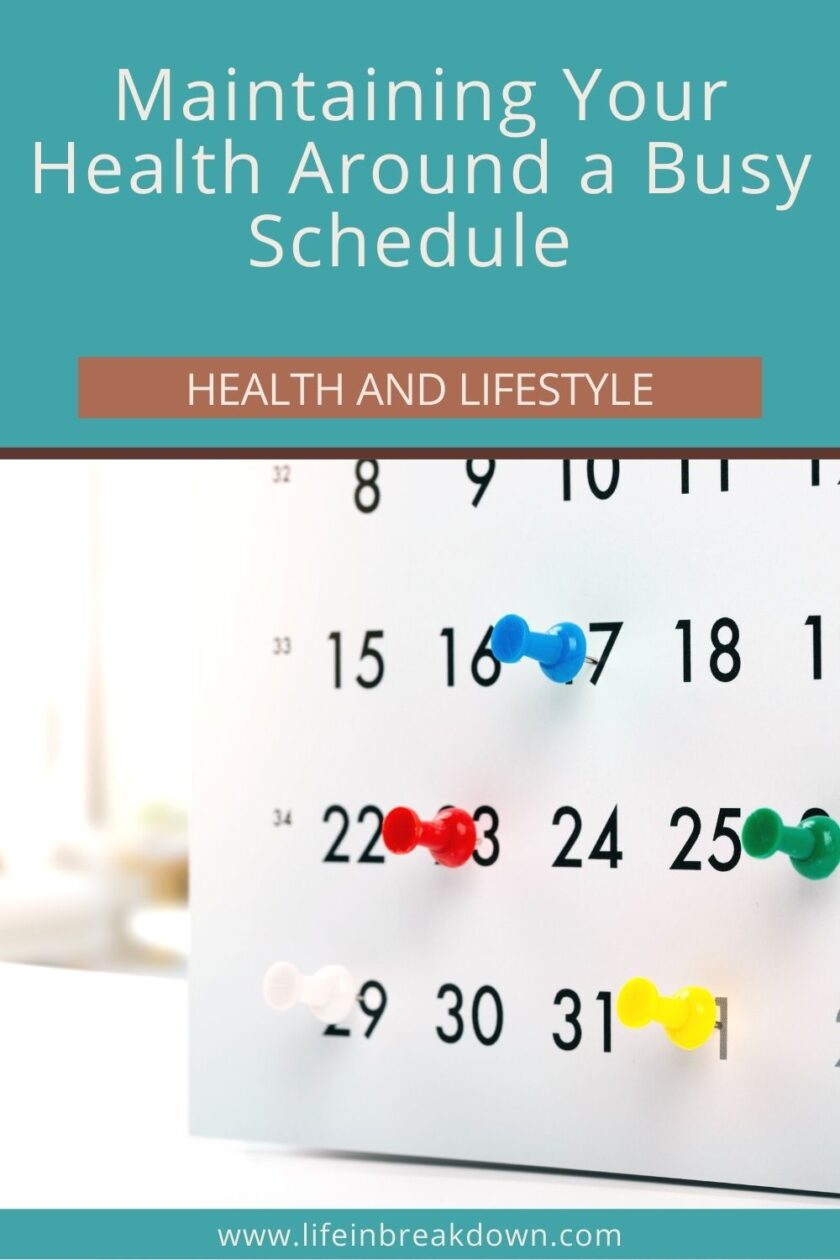 Are you looking for some simple ways to help you maintain your health while struggling with a busy schedule? Then this post is for you.