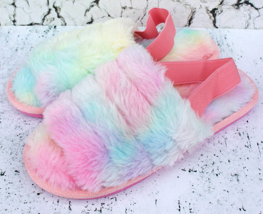 XY London Sling Back Slippers in Multi