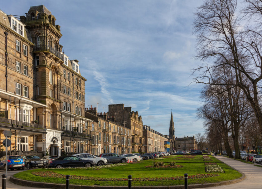 Harrogate Prospect Place with Yorkshire Hotel, North Yorkshire,England, United Kingdom