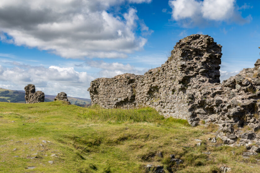 Castell Dinas Bran, near Llangollen, Denbigshire, Wales, UK
