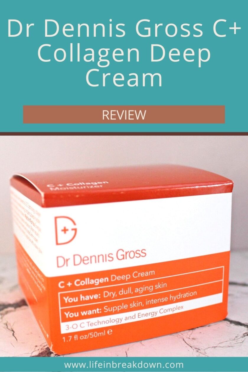 Are you looking for a new face cream? Then check out this review on the Dr Dennis Gross C+ Collagen Deep Cream.
