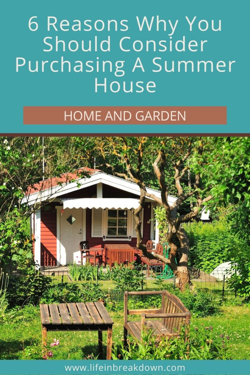Are you thinking about getting a summer house for your garden? Then here are 6 reasons why you really should consider getting one!
