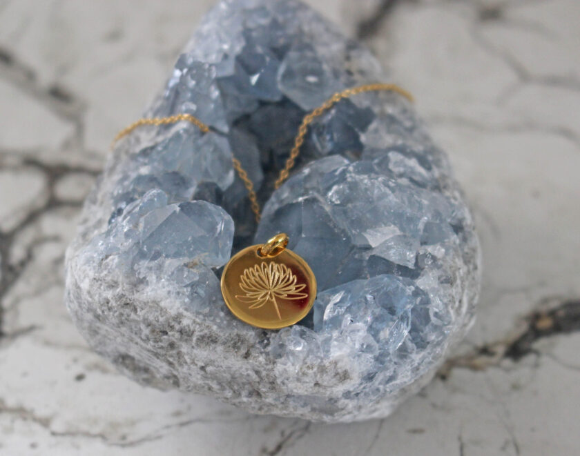 MYRI London Birth Flower Personalised Necklace November