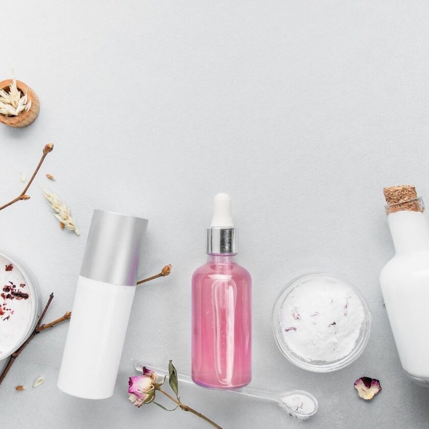 range of skincare products