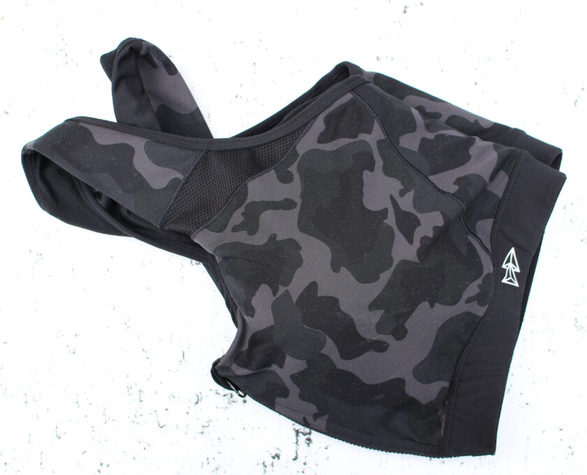 Enfold Zip Front Padded Running Bra from Yvette Activewear