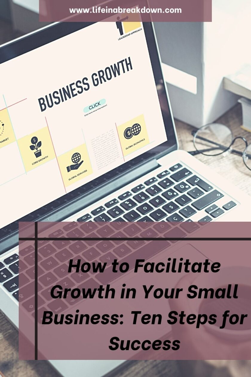 Are you looking for a way to help facilitate growth in your small business? Then check out these ten steps for success.