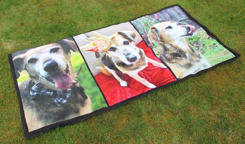 Personalised Beach Towel from ASDA Photo Left