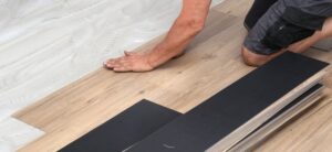 personal laying new vinyl tile flooring