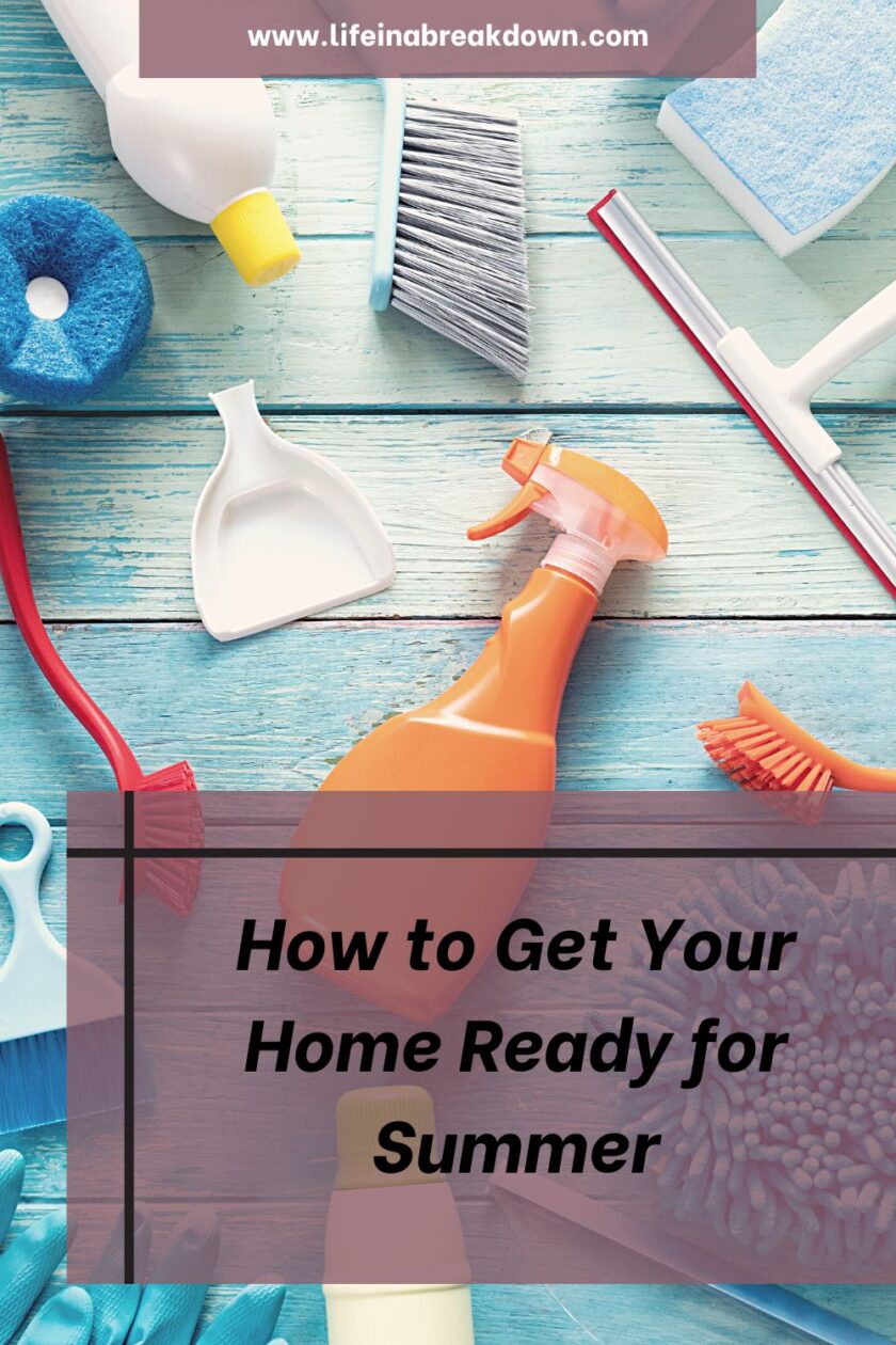 Are you looking to make sure you home is clean and ready for all that summer fun? Then check out this tips to make sure your on top of it all