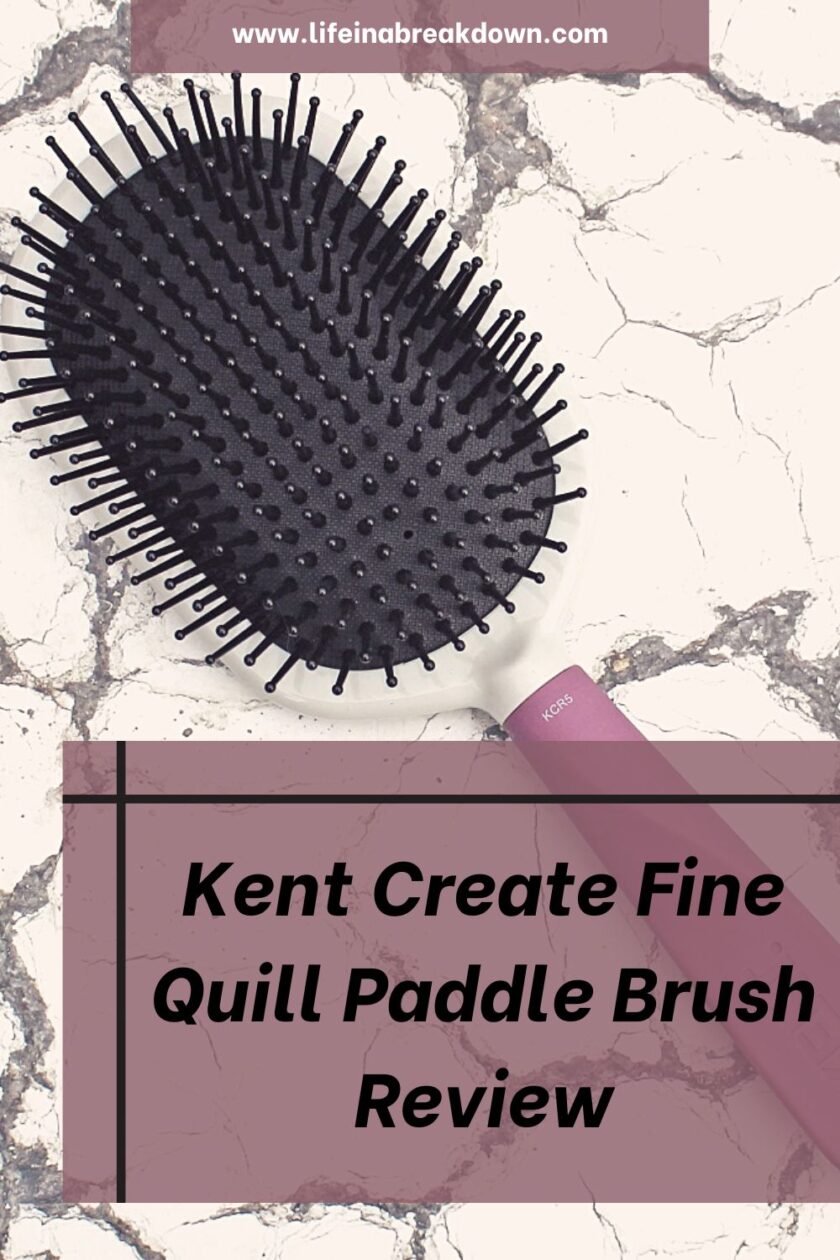 Are you looking for a new hairbrush? Then how about checking out what I thought of the Kent Create Fine Quill Paddle Brush in this review.