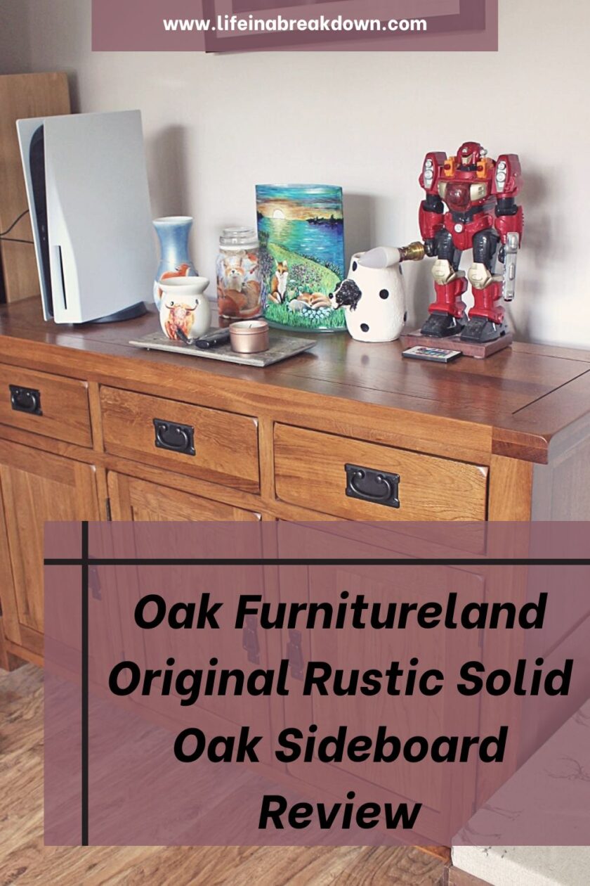 Are you looking for a new sideboard? Then check out this review of the Oak Furnitureland Original Rustic Solid Oak Sideboard.