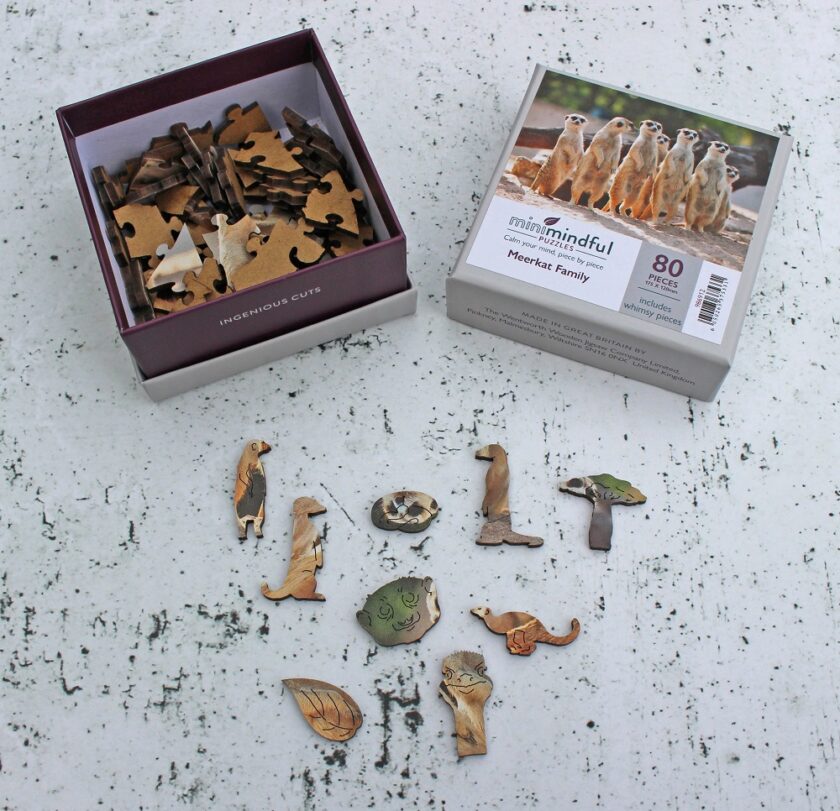 Wentworth Mini Mindful Jigsaw Meerkat Family