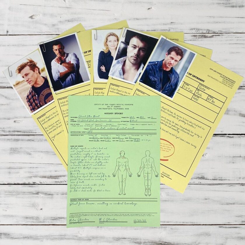 UNSOLVED COLD CASE FILES GAME - EDWARD MUNST