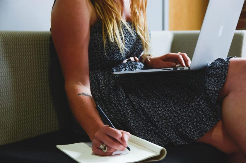 entrepreneur woman working at a start up
