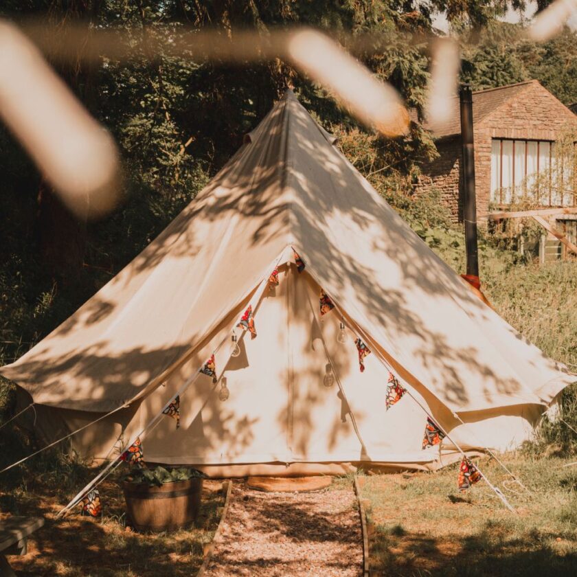glamping tent