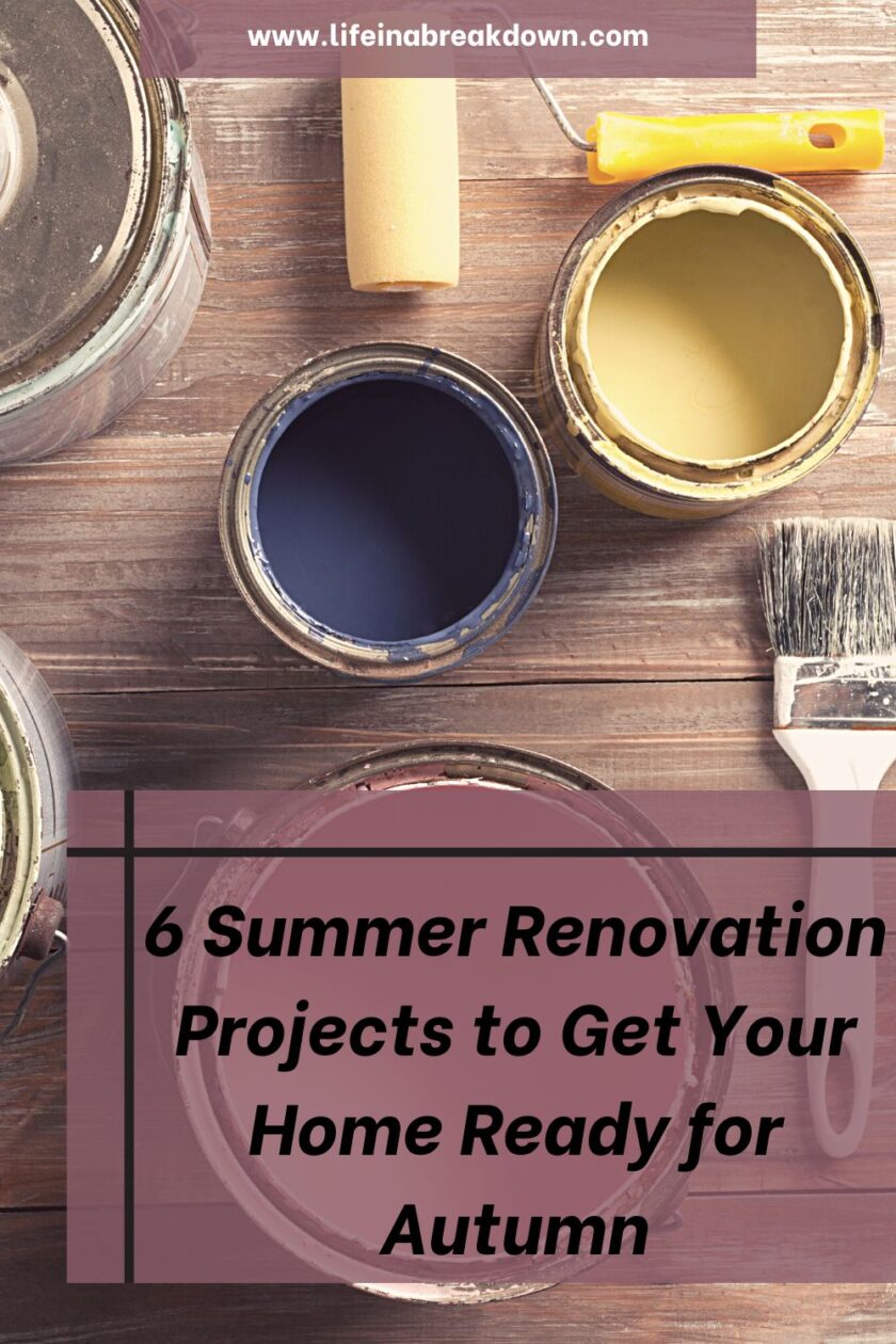 Are you thinking of doing some home renovations, then here some projects to do this summer ready for Autumn.