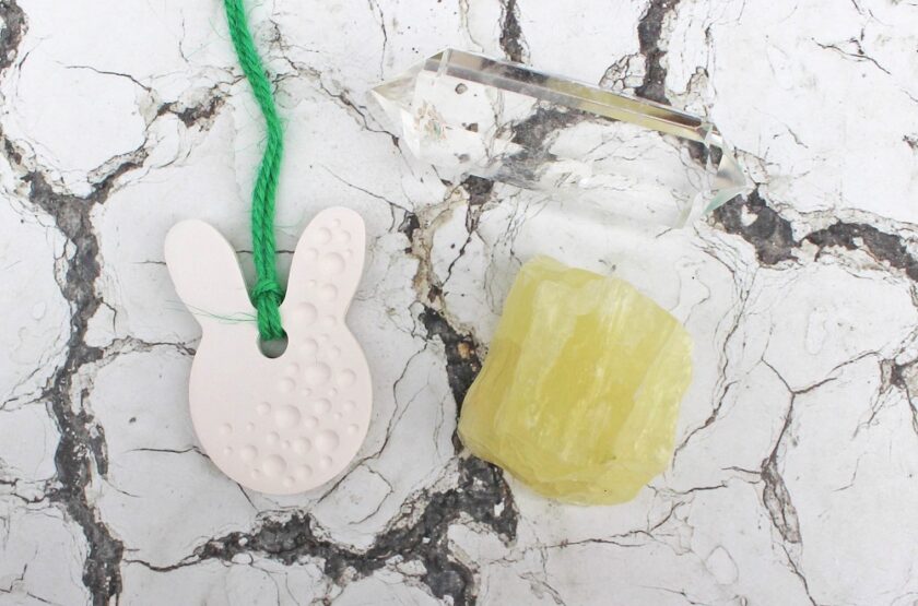 Bunny Re-usable Hanging CarWardrobe Air freshener from Carys Boyle