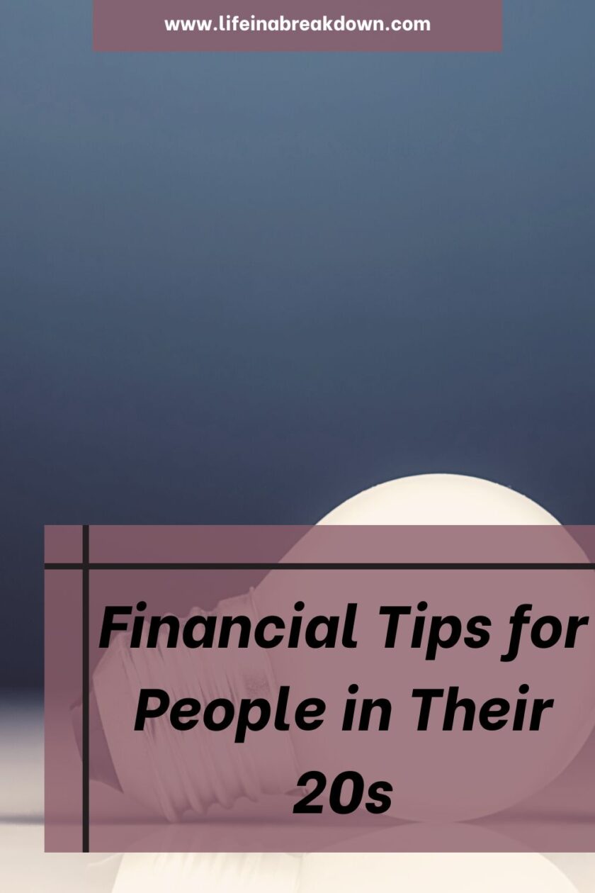 Are you looking for some financial tips to help you get ahead, then check out these great tips for people in their 20s.
