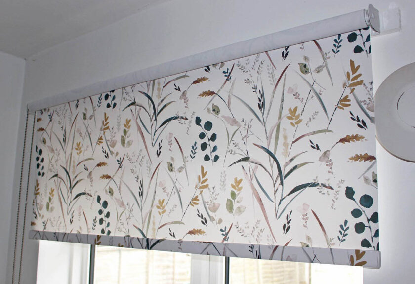 Flores Autumn Roller Blind bought from BlindsbyPost