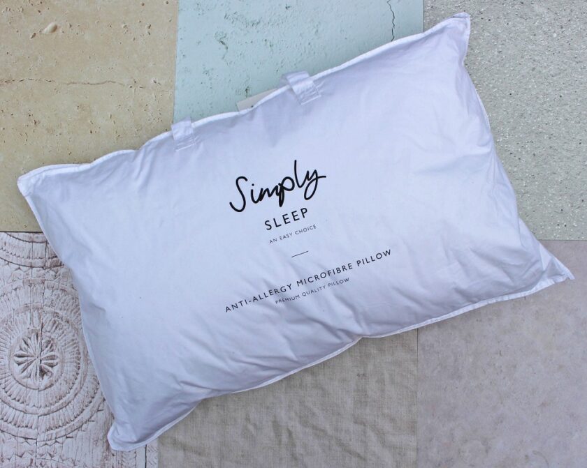 Simply Sleep Anti Allergy Microfibre Pillow in Cover