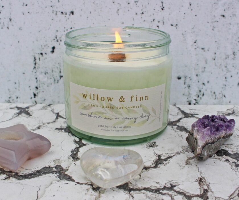 Willow and Finn Sunshine or a Rainy Day Candle