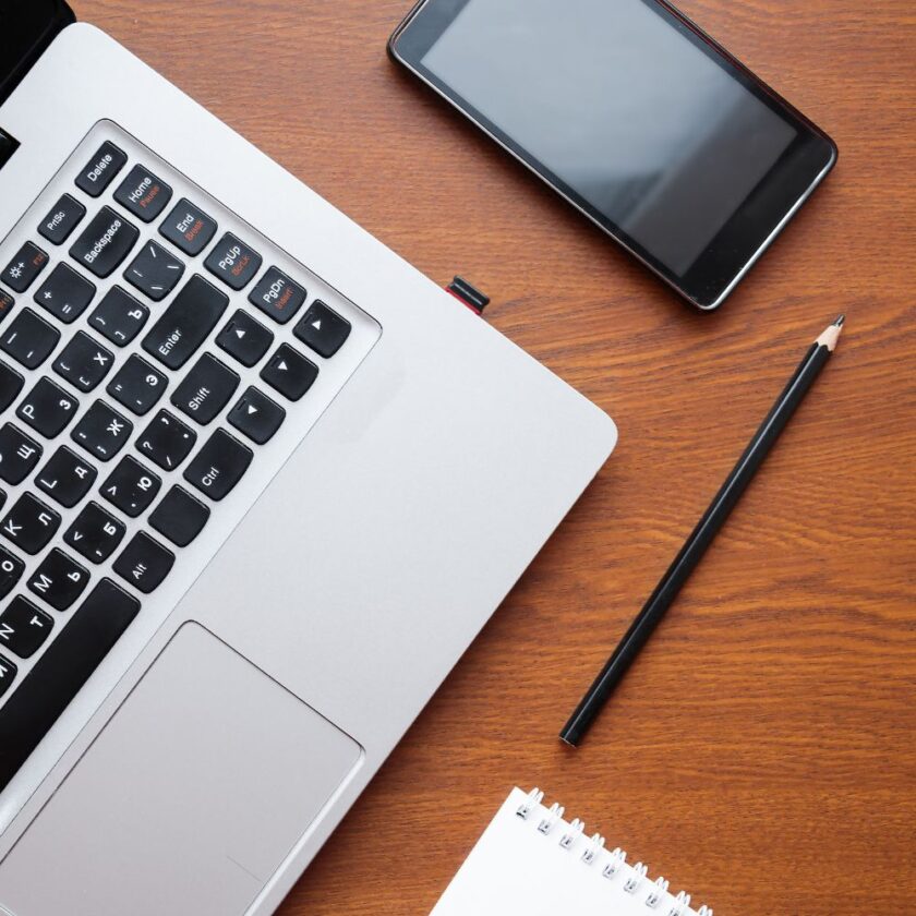 computer pencil pad and phone image licensed via canva pro and copyright via Getty Images and Kirill_Savenko