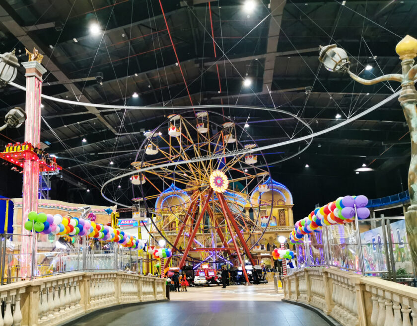 kids play area of Villaggio mall of Doha, Qatar . One of the Beautiful malls in Qatar.
