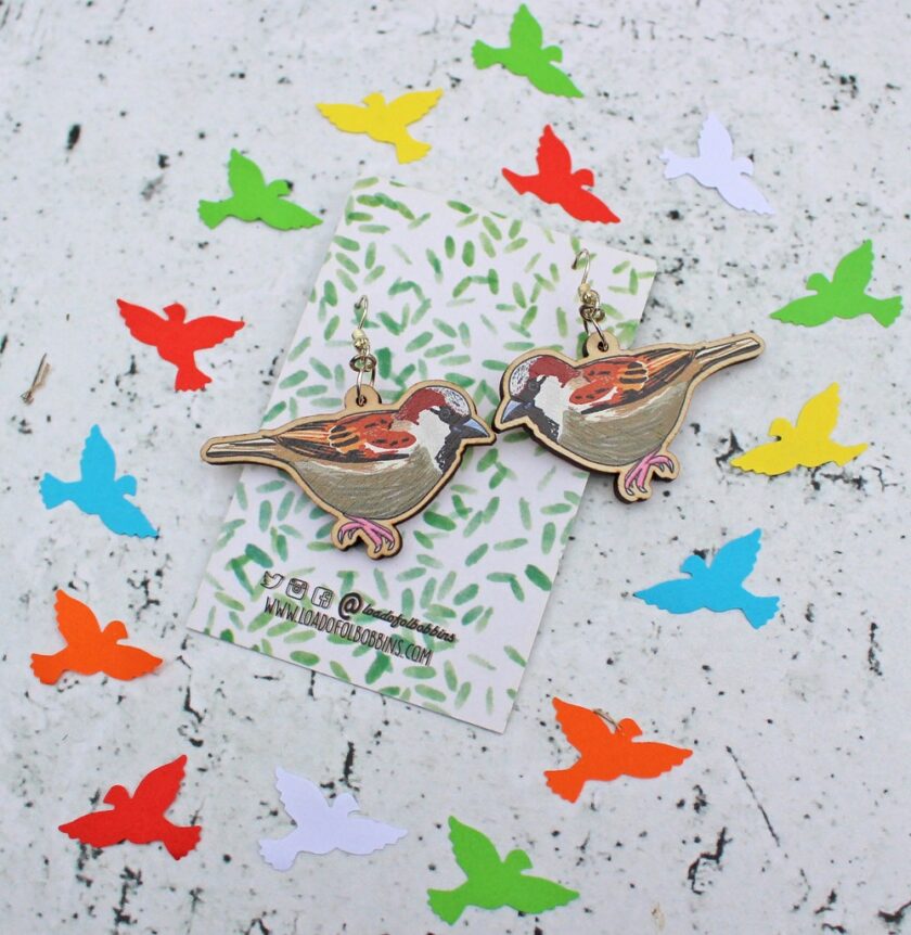 LOADOFOLBOBBINS Sparrow Earrings
